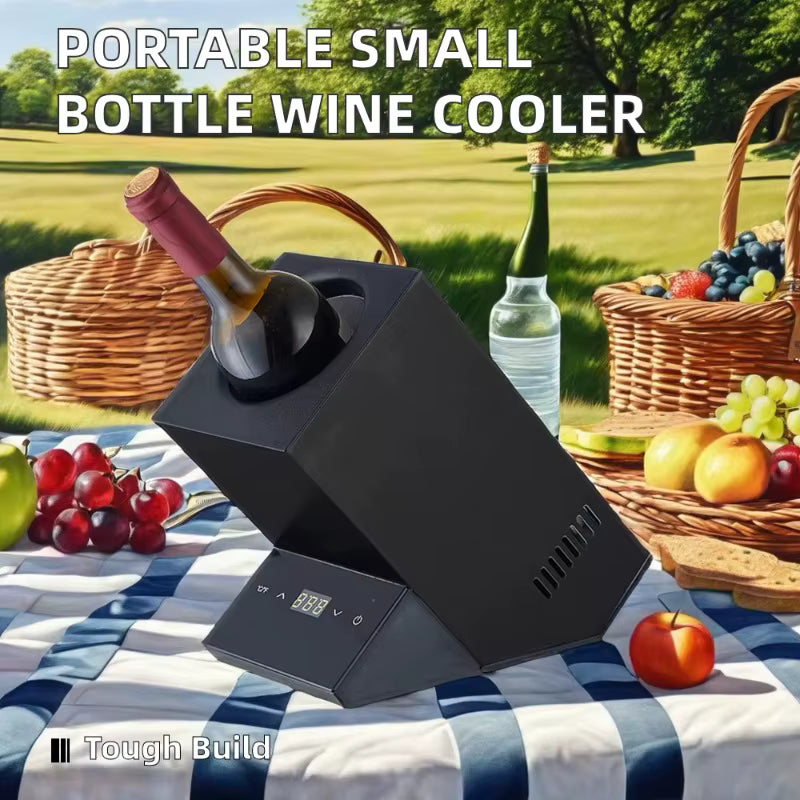 Refroidisseur de vin portable double zone à compresseur 12V – Mini réfrigérateur boissons -20 à 20°C