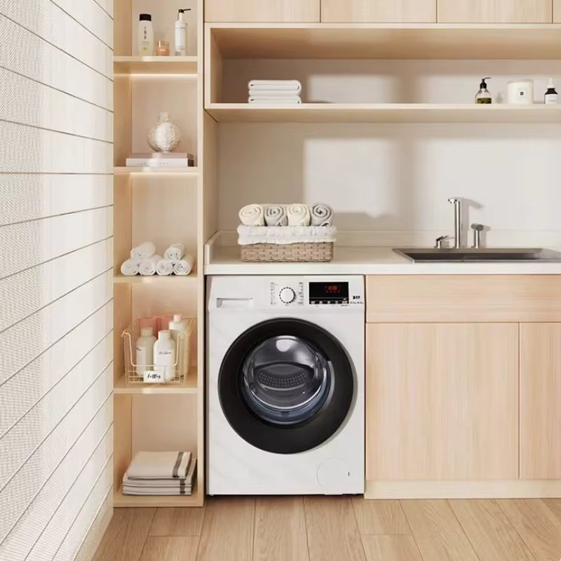 Lave-linges séchants 10 kg tout-en-un frontal avec écran tactile – 9 programmes lavage & séchage, acier inoxydable, efficacité énergétique Grade 1