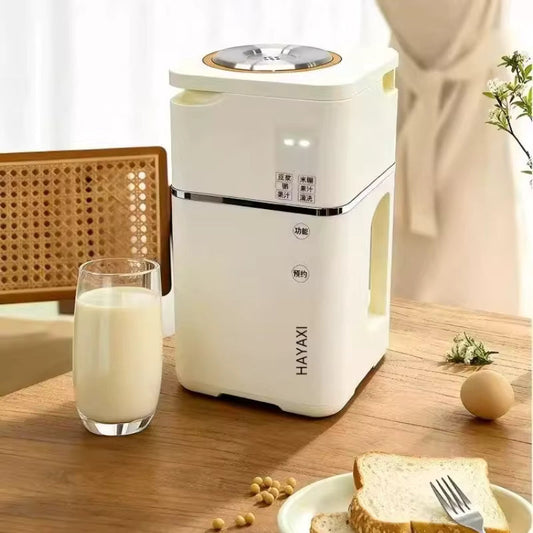 Machine à Lait de Soja Automatique 1L – Mini Blender Multifonction Sans Filtre, Silencieux, Chaud & Froid, Inox