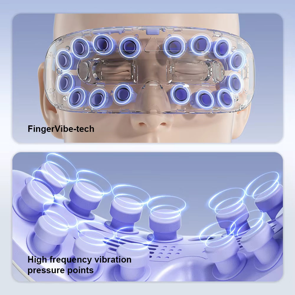 Masseur Oculaire Électrique à Vapeur Nano - Soulagement Yeux Secs et Fatigue