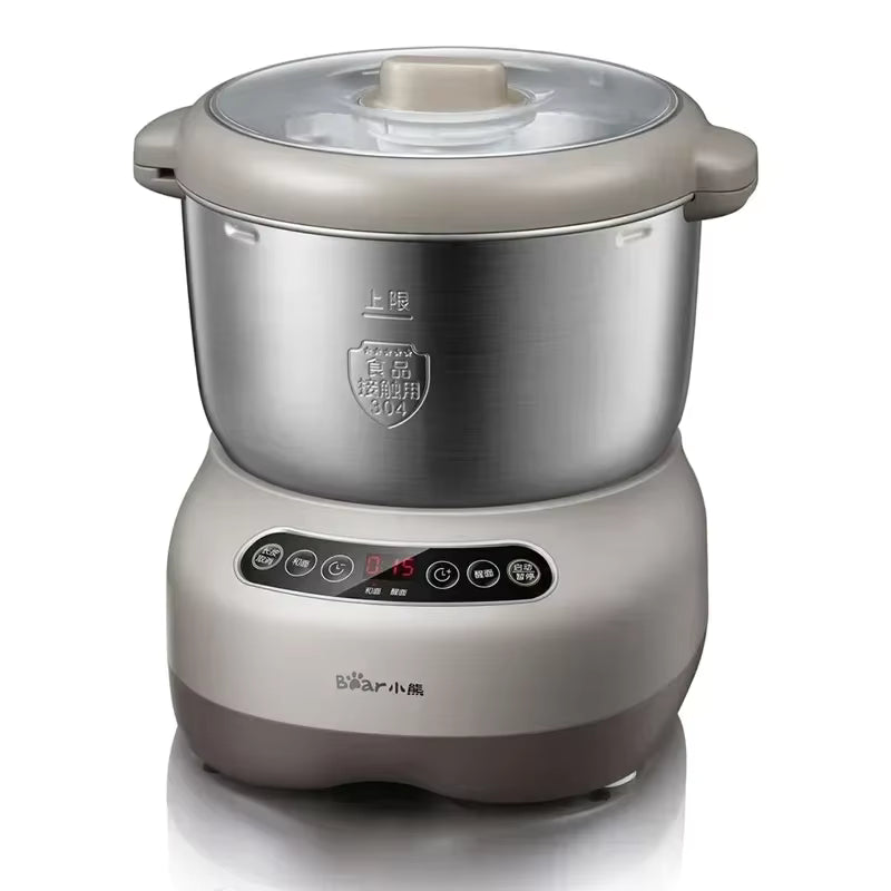 Robot pétrin électrique 220V – Bol inox 7L – Mélangeur à pâte et farine – 250W – Cuisine domestique