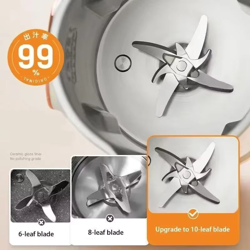 Machine à Lait de Soja Électrique 1500 ml – Blender Chauffant Multifonction 600W, Écran Tactile, 10 Lames Inox