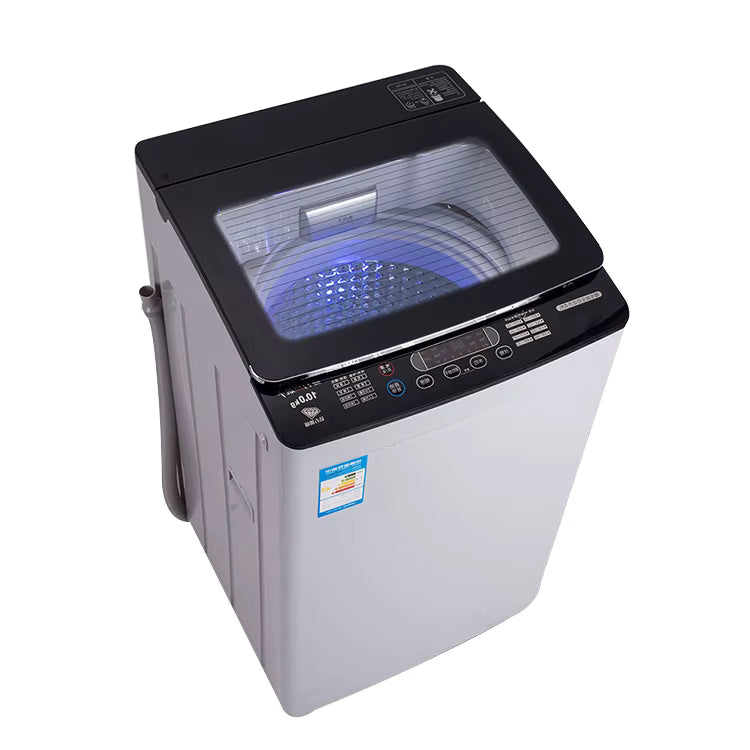 Mini machine à laver automatique 9 kg avec essorage 7 kg – Chargement par le dessus – Compacte 480 W / 180 W – 220 V
