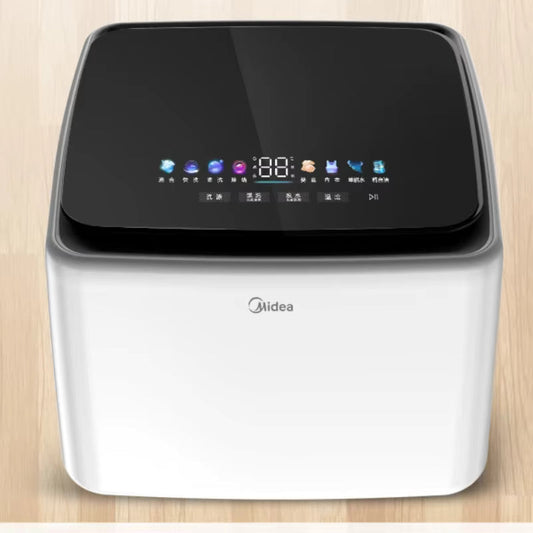 Mini Machine à Laver 2 kg Entièrement Automatique 220V – Chargement par le Haut, Tambour Inox, Spéciale Sous-Vêtements & Bébé