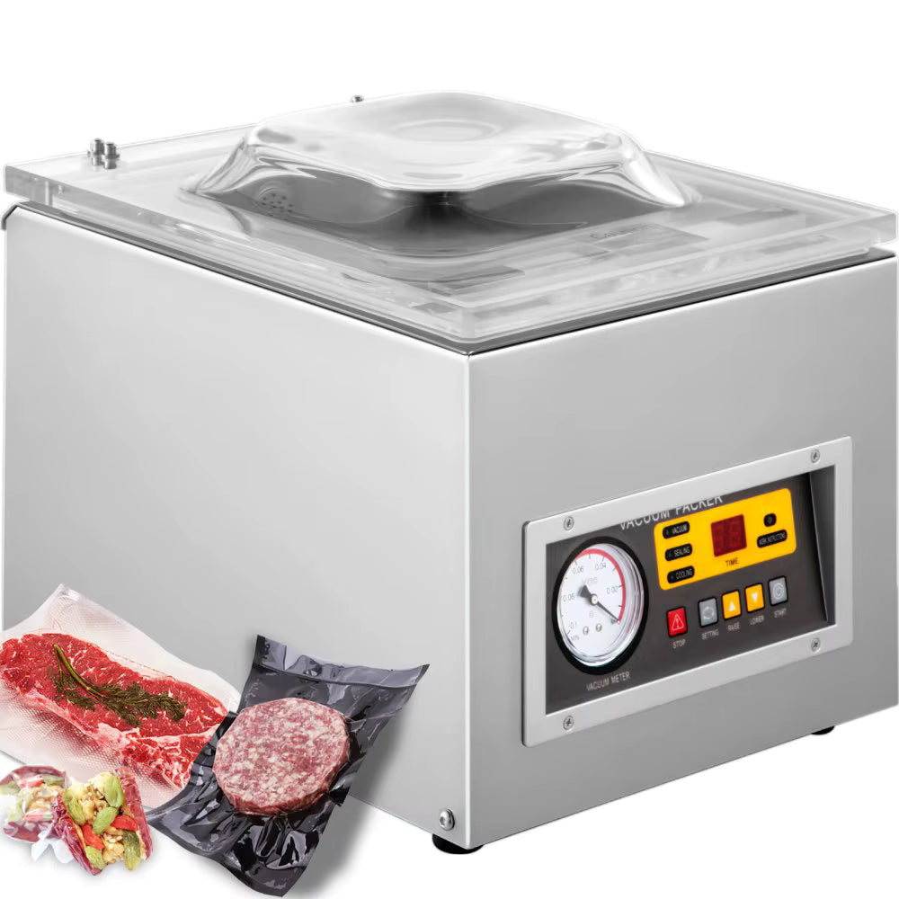 Machine Sous Vide Commerciale 120W en Acier Inoxydable – Scellage 255 mm – Pompe Puissante 3 m³/h – Usage Alimentaire et Professionnel