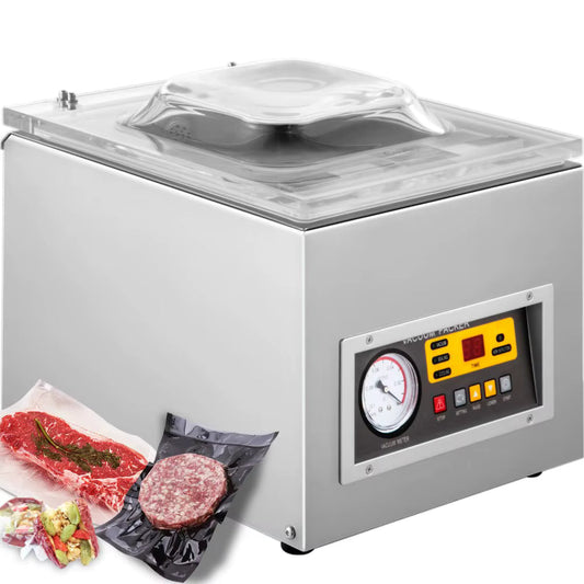 Machine Sous Vide Commerciale 120W en Acier Inoxydable – Scellage 255 mm – Pompe Puissante 3 m³/h – Usage Alimentaire et Professionnel